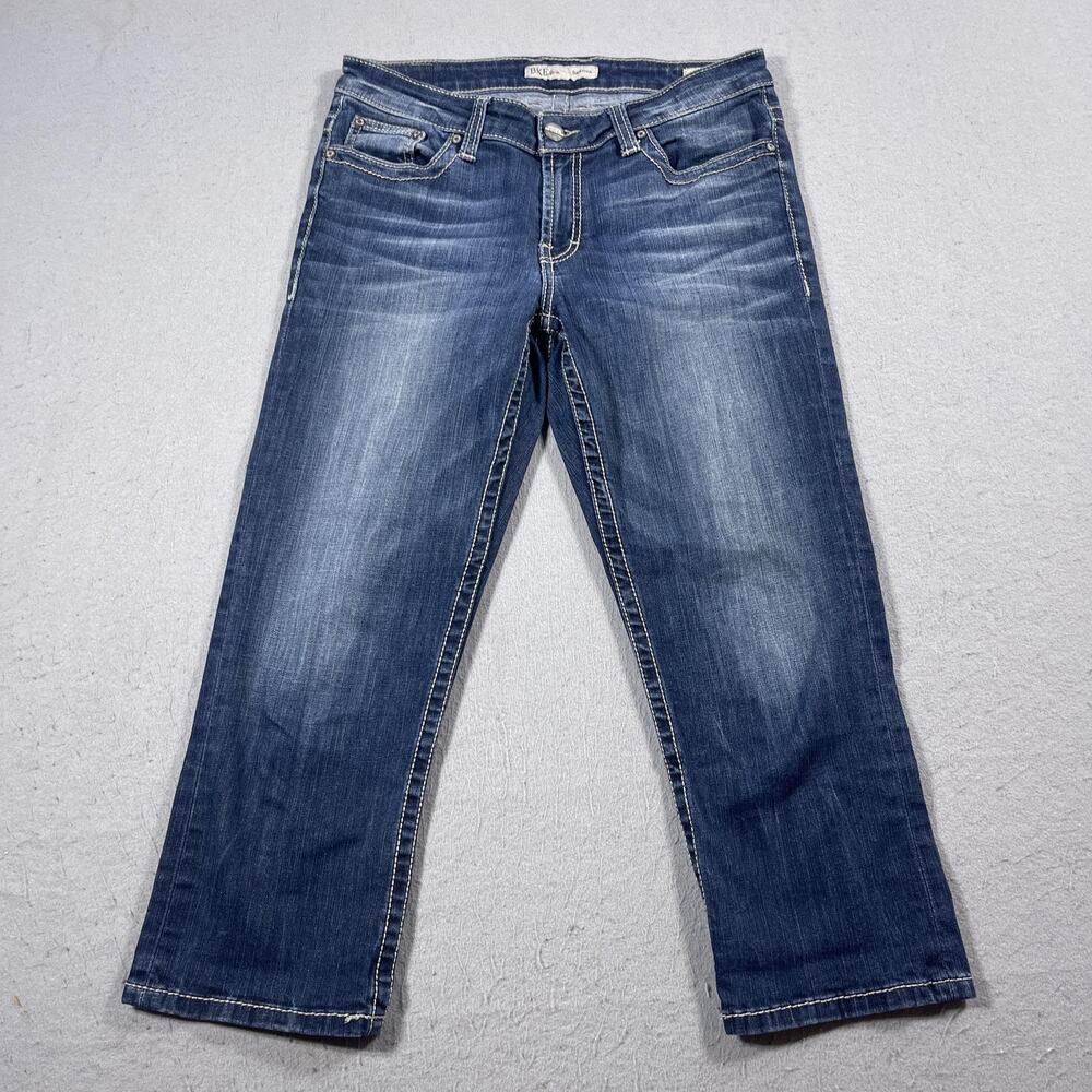 BKE Dakota Jeans Womens 28 Straight Leg Mid Rise Stretch Classic Casual Denim Pa